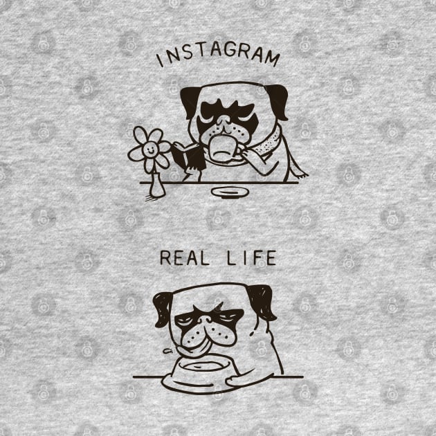 Instagram vs Real Life by huebucket